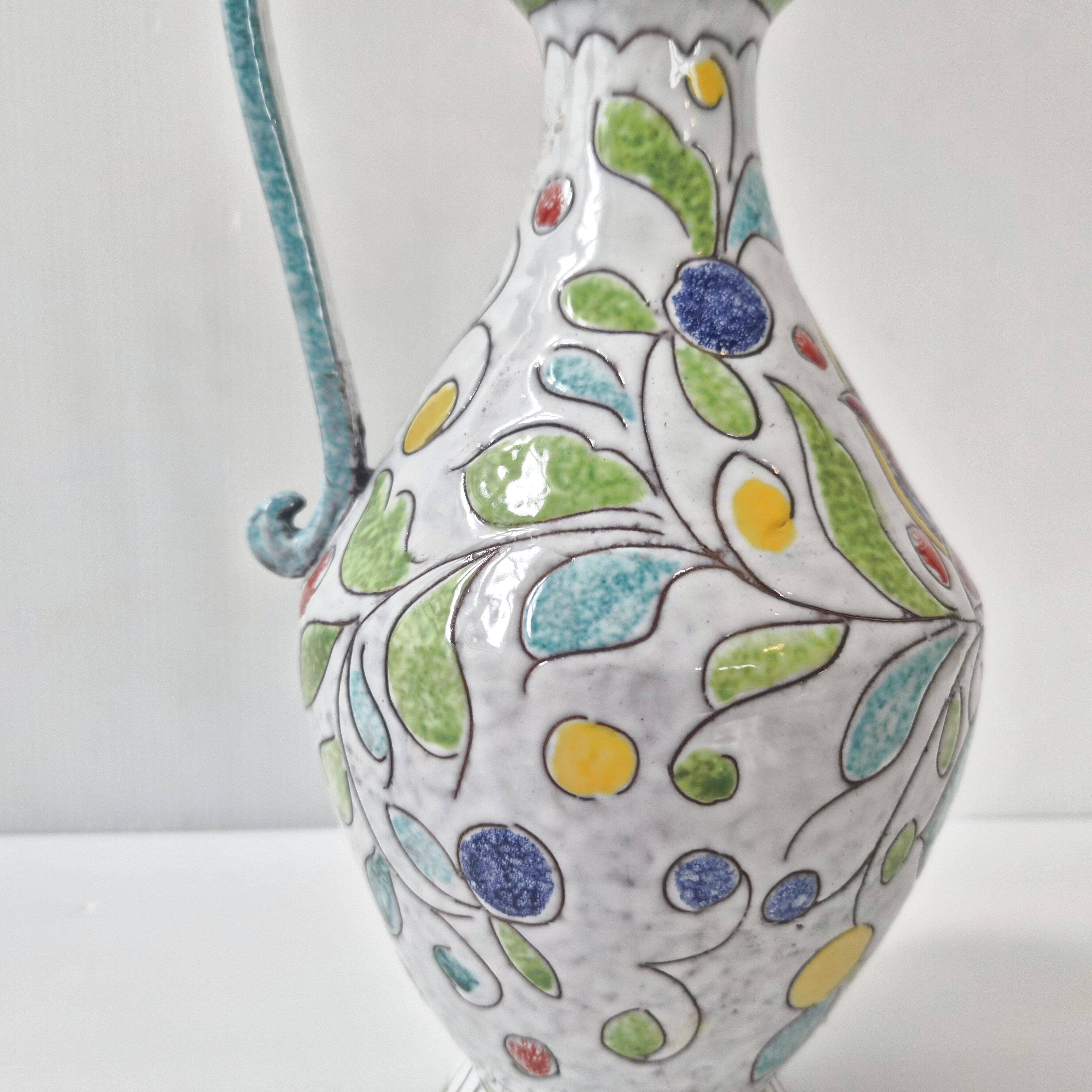 Vintage pitcher by Fratelli Fanciullacci 1950