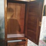 Louis Philippe wardrobe in walnut bramble