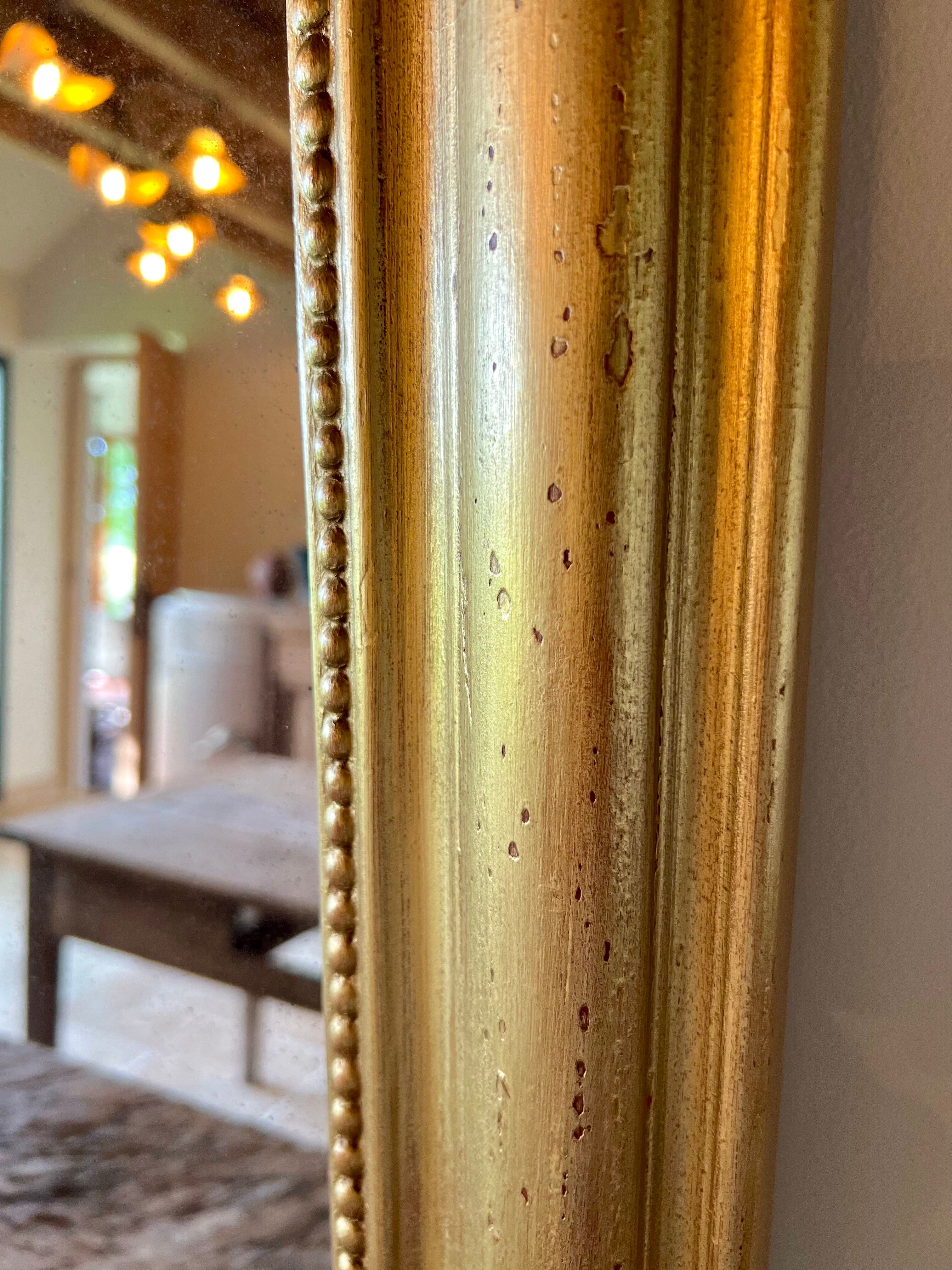 Miroir Louis Philippe, glace au mercure