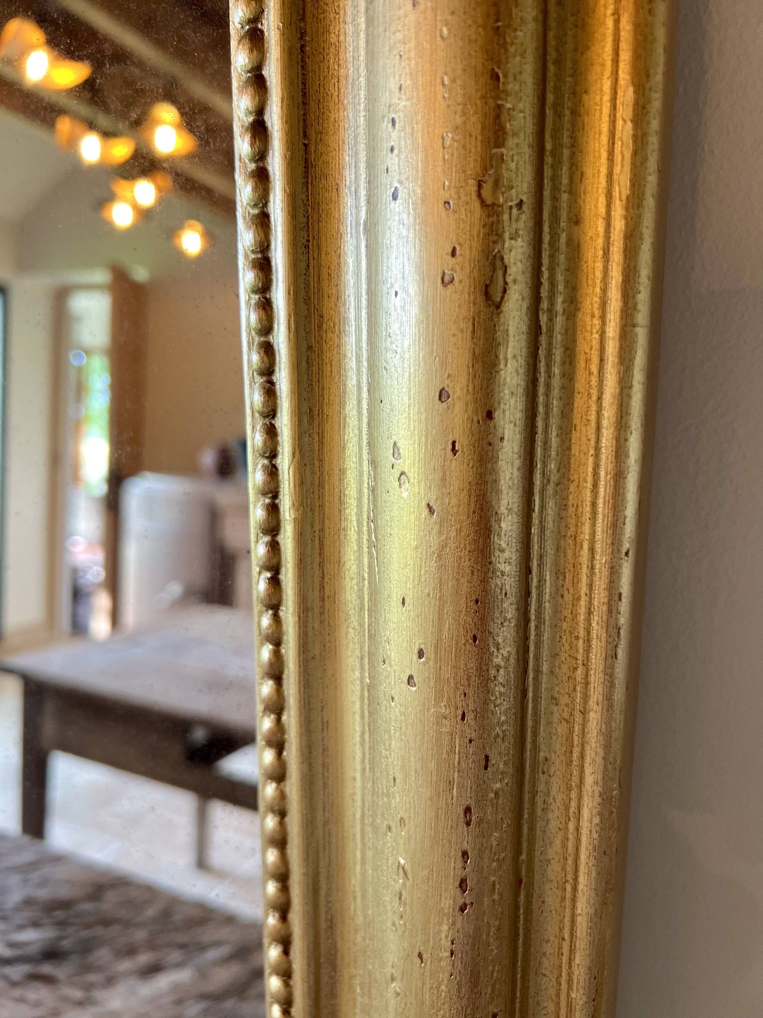 Louis Philippe mirror, mercury glass