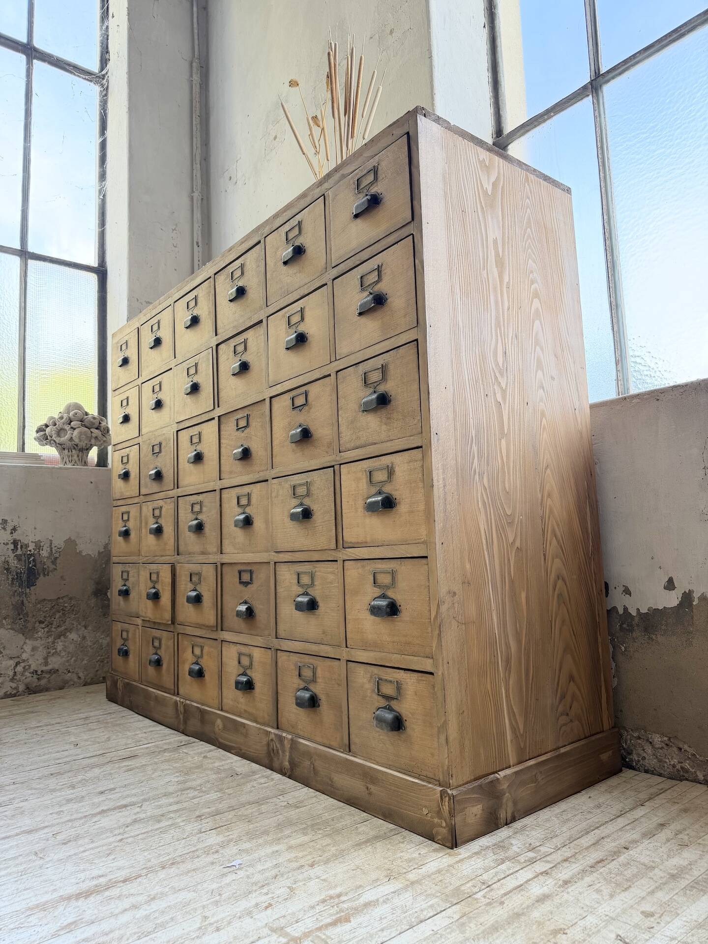 1950s pine workbench XL 160cm