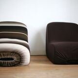 Pair of armchairs model canapouf by Pierre Cardin, Racine edition, France circa 1975