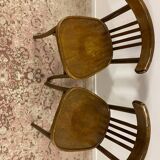 Pair of Baumann bistro chairs