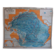 Old school map of geography oceans and seas Hatier Vallaux n°26