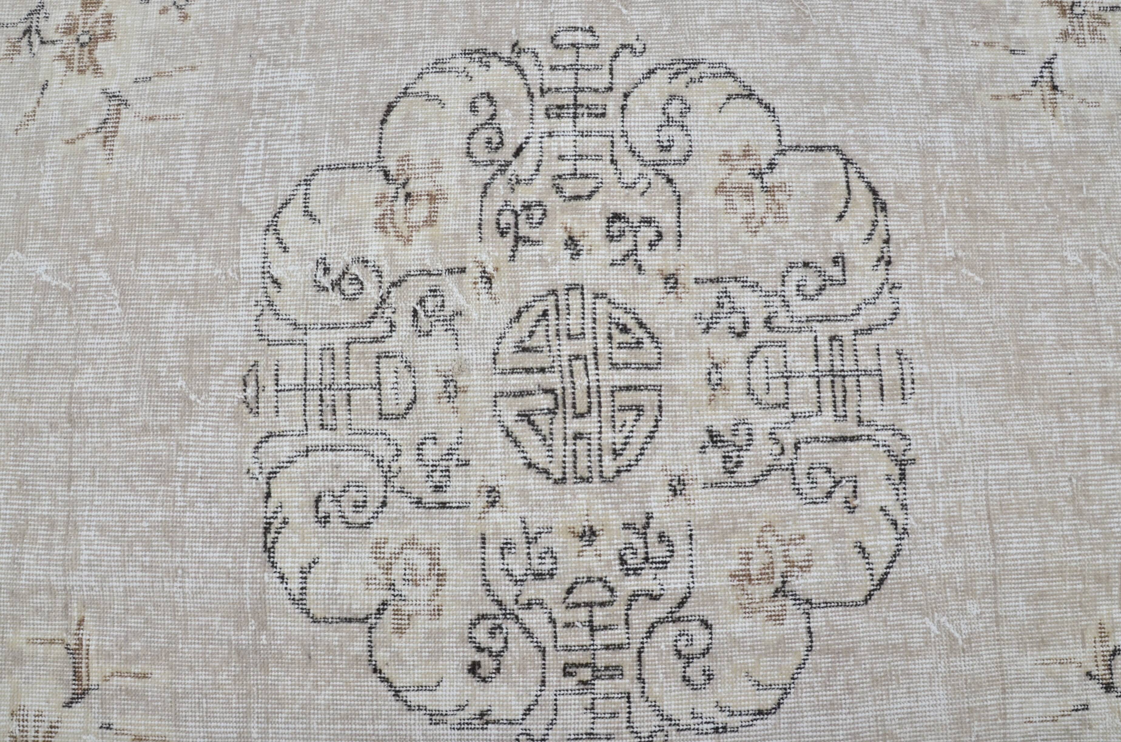 Turkish Oushak Handmade Carpet sku 3183