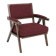 Vintage burgundy lounge chair – Mid-Century style