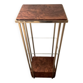 Belgo Chrom shelf 23kt gold plated from the 70s