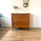 Chest of drawers vintage feet compass