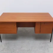 Minimalist freestanding desk by Günter Renkel for REGO, 1960s