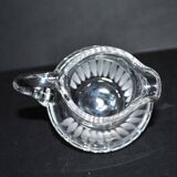 Petit pichet broc en cristal taillé vintage 8 cm - pot à lait crème