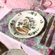 Mismatched antique plates