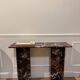 Console in red rosso levanto marble