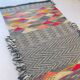 Tapis Kilim marocain, tapis de couloir en laine berbère tissé à la main