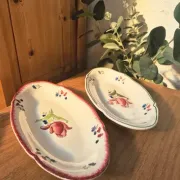 Deux Raviers Gien vintage