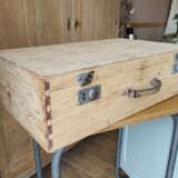 Wooden suitcase