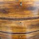 Antique Georg III mahogany serpentine chest of drawers, England, 1780s