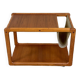 60s 70s teak table side table newspaper stand Danish Design Denmark