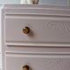 Commode années 60 rose poudré