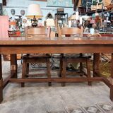 Solid oak farmhouse table