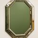 Vintage Spanish Neoclassical Hollywood Regency Octagonal Wall Mirror, Spain