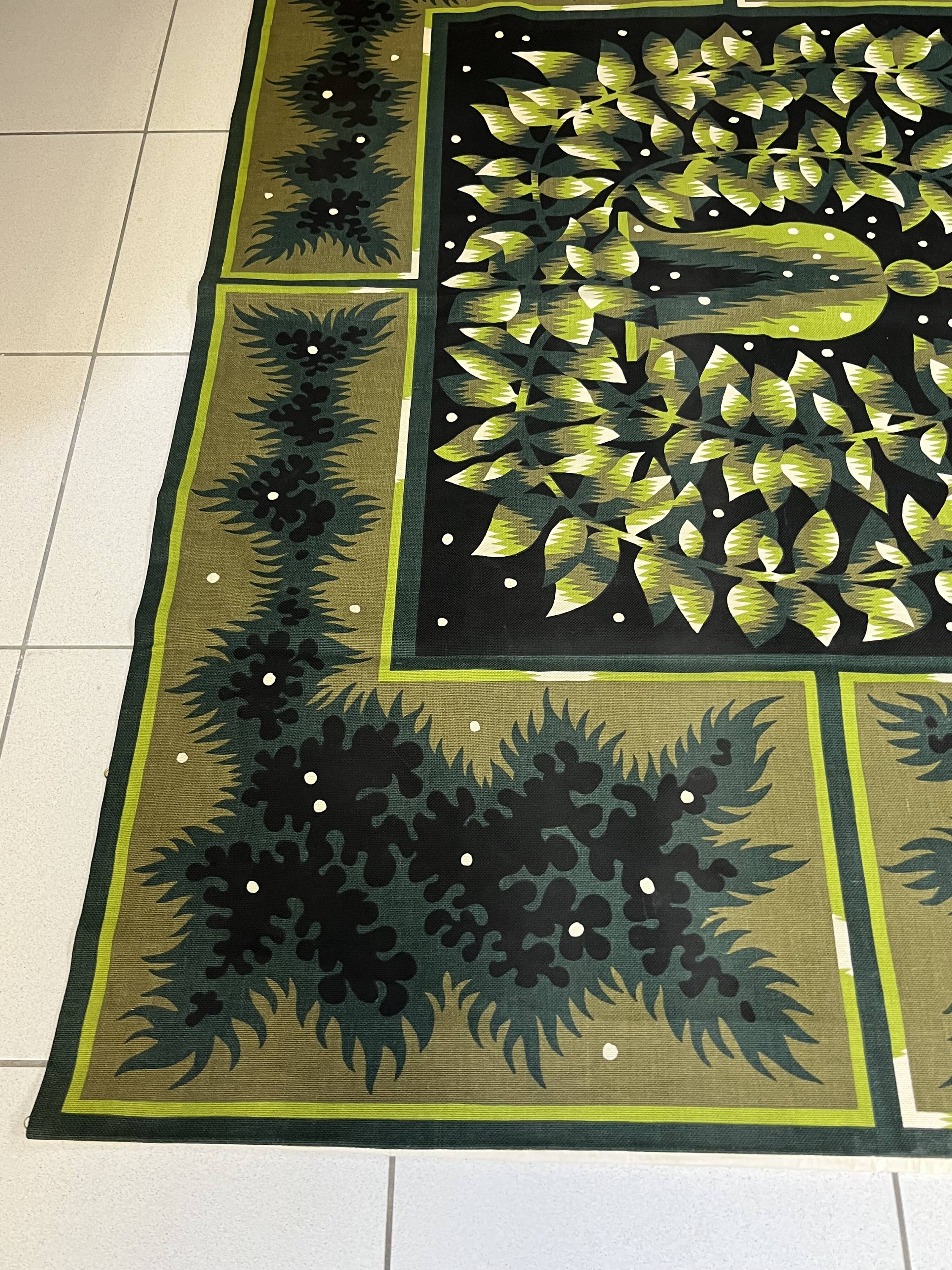 BRAUN ET CIE Tapestry - After Raymond HURTU - entitled "SQUARE"