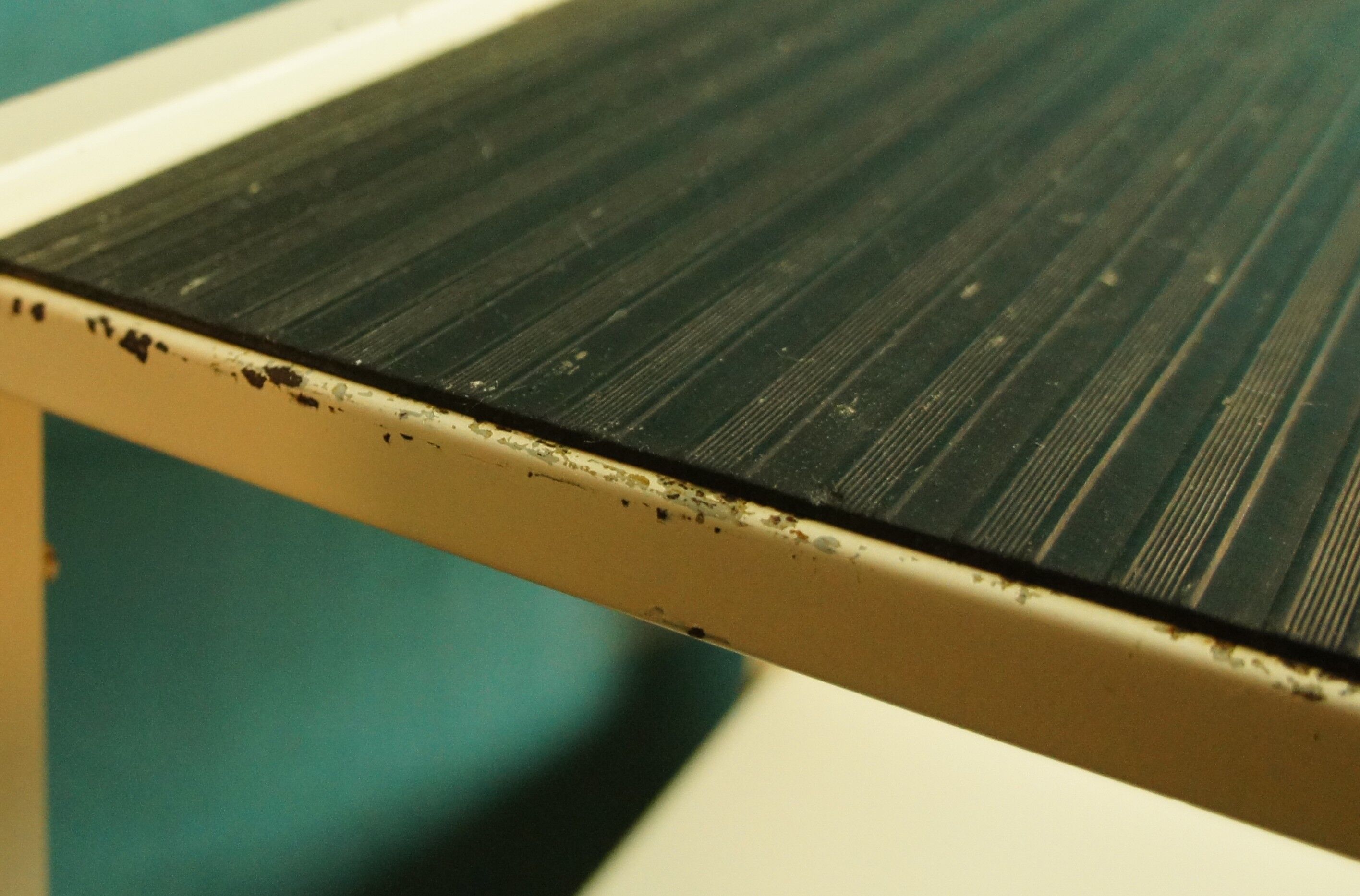 Vintage industrial metal rolling dessert