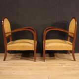 Paire de fauteuils de style art déco