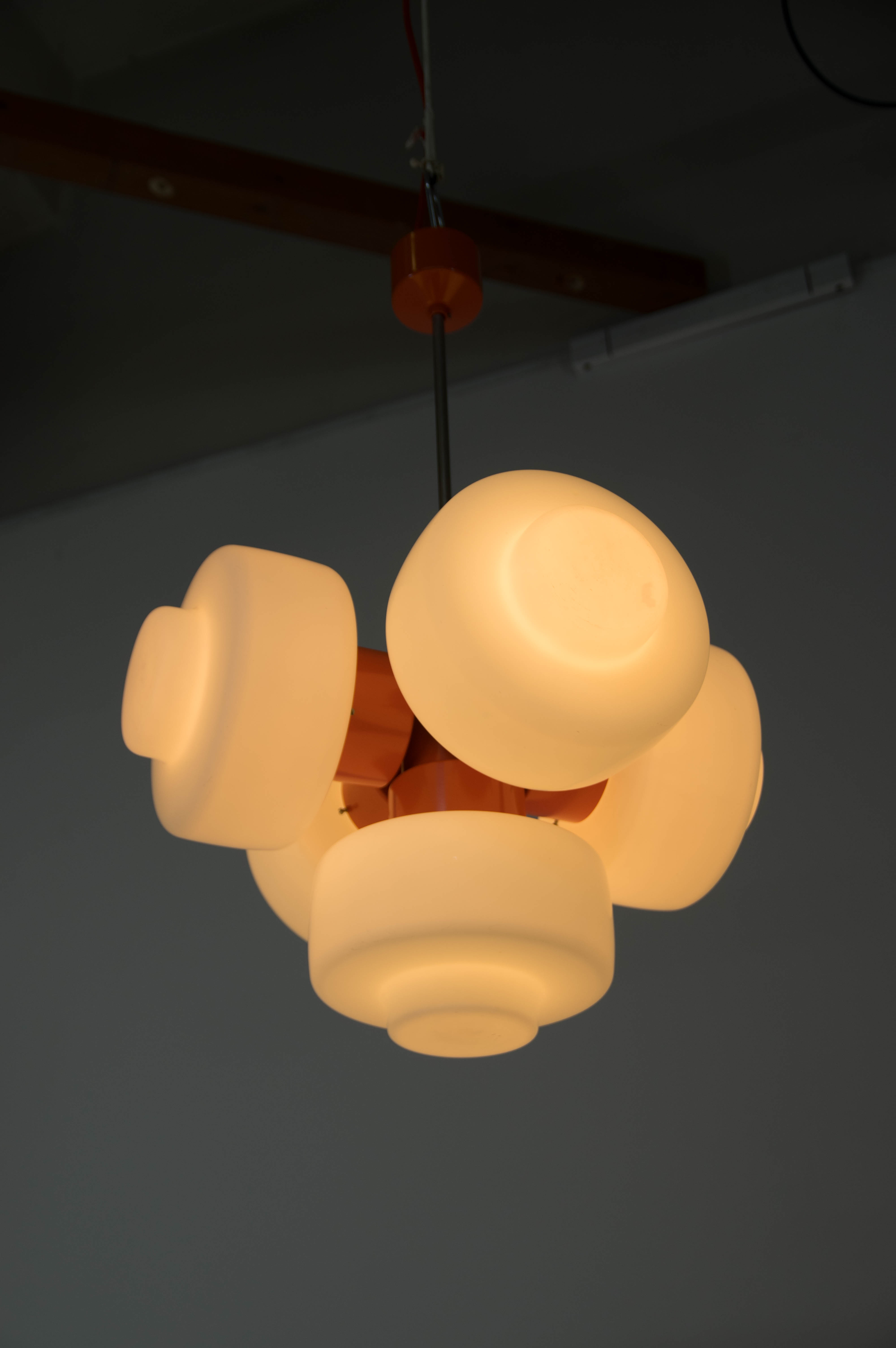 Midcentury chandelier, Napako, 1960
