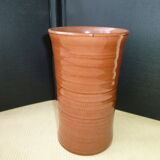 18cm glazed stoneware vase signed JP Murol