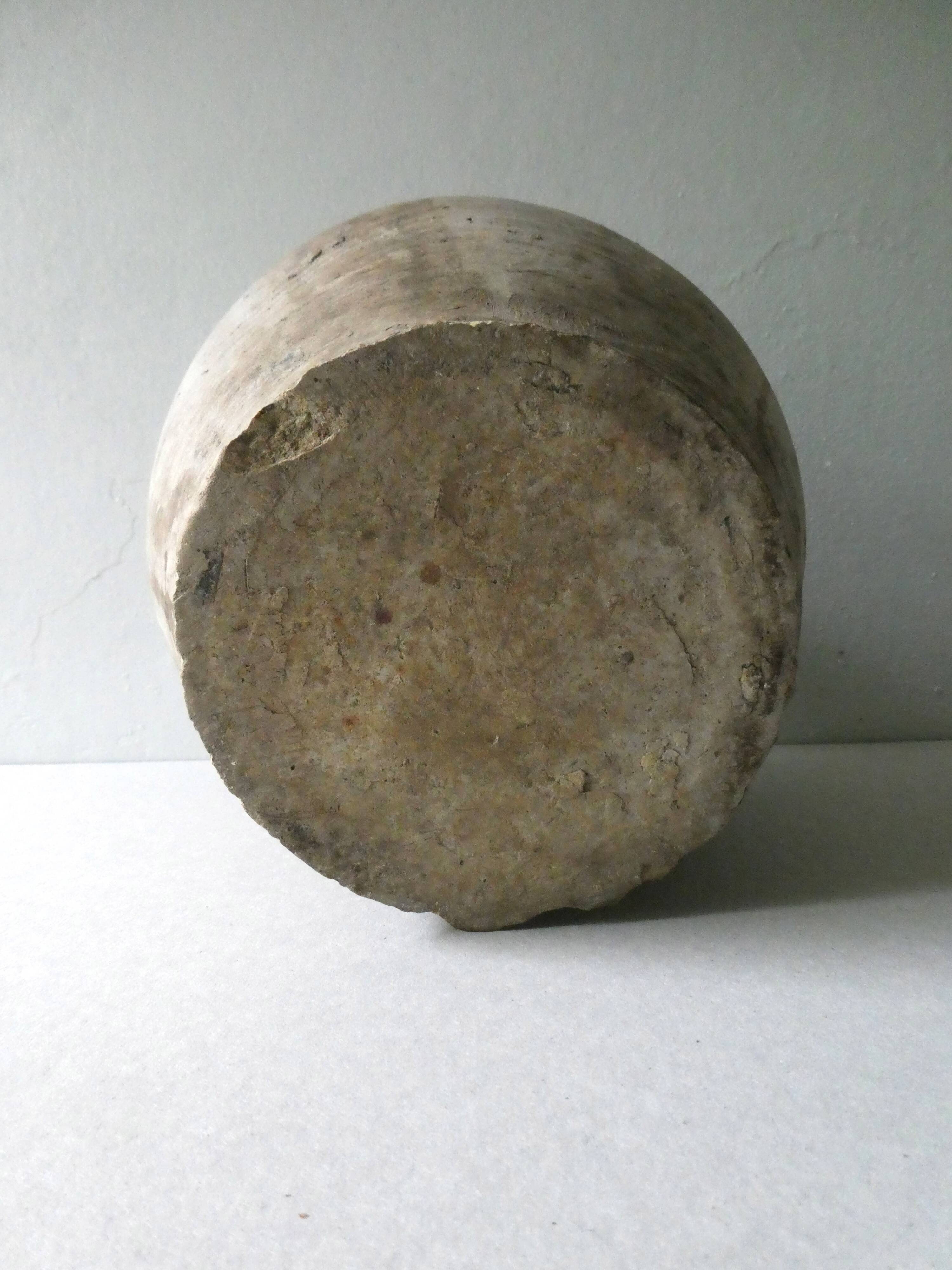 Old glazed stoneware bonbonne