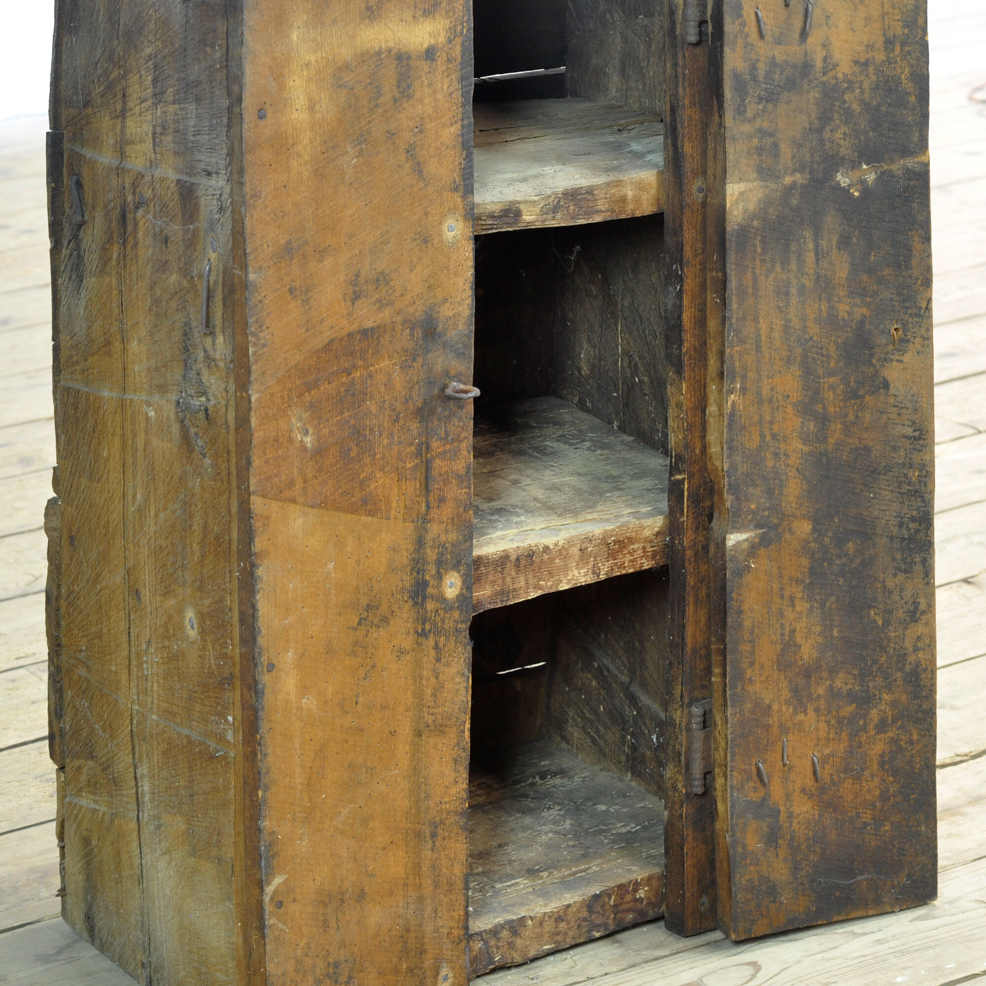 Primitive wooden cabinet, circa 1930