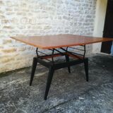 Modular teak coffee table Albert Ducrot