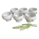 6 porcelain lion head soup bowls