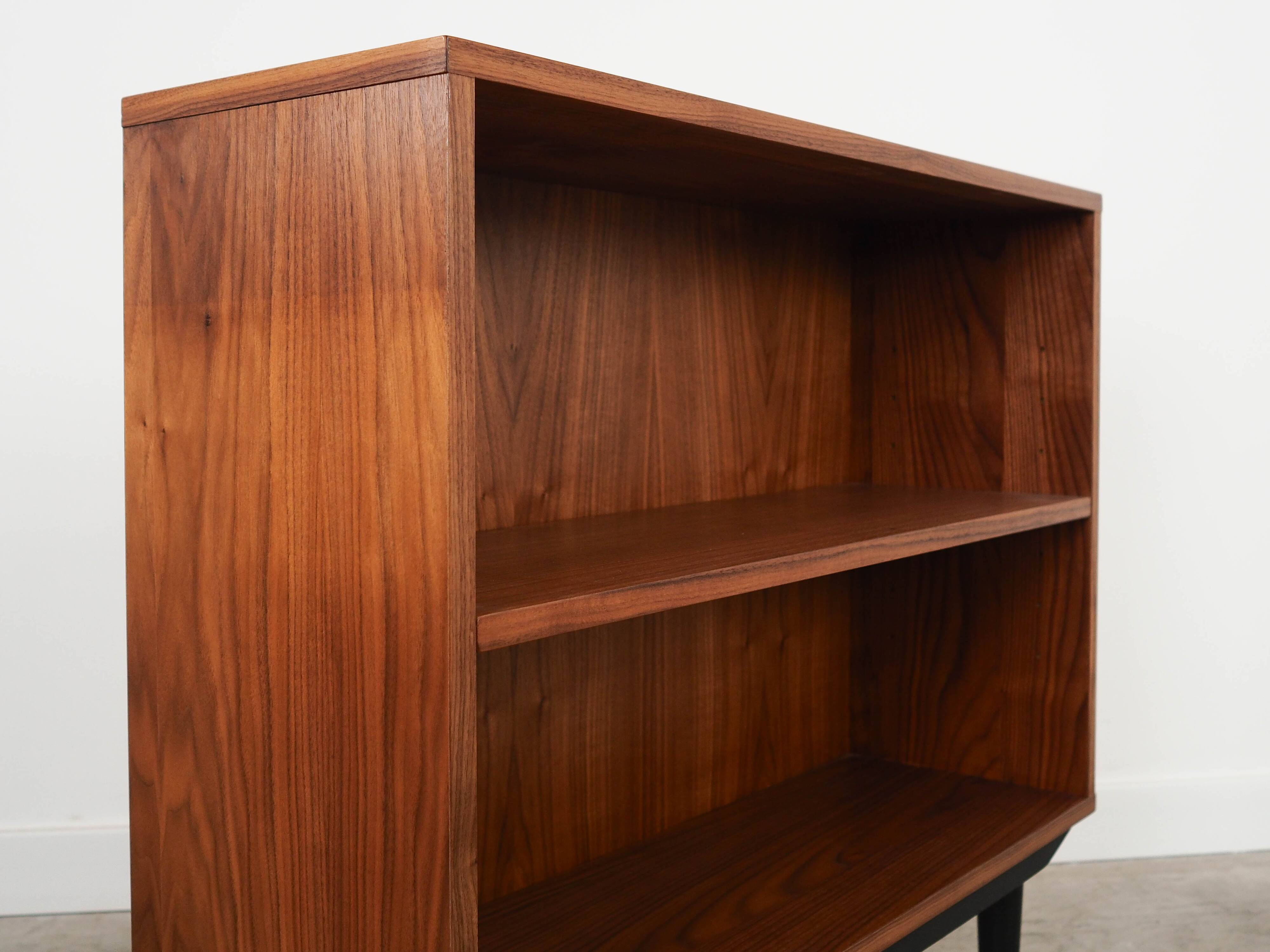 Walnut bookcase, Scandinavian design