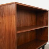 Walnut bookcase, Scandinavian design