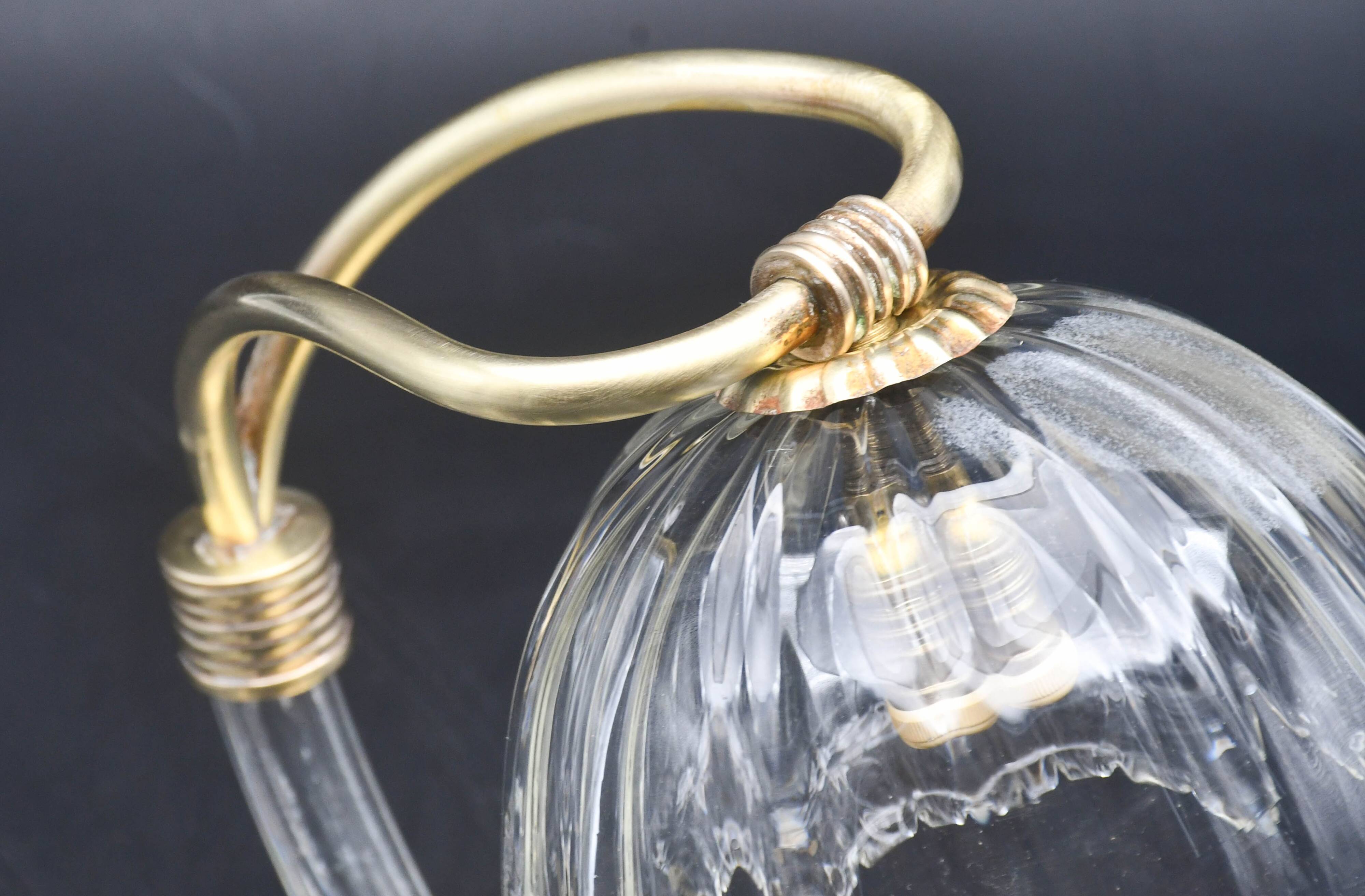 Art Decò Murano Glass Barovier e Toso Table Lamp, 1940