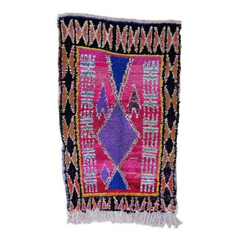 Berber carpet boucharouette medium 190x120 cm