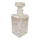 Moulded glass whisky carafe – 1970s