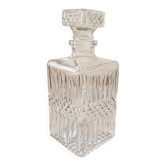 Moulded glass whisky carafe – 1970s