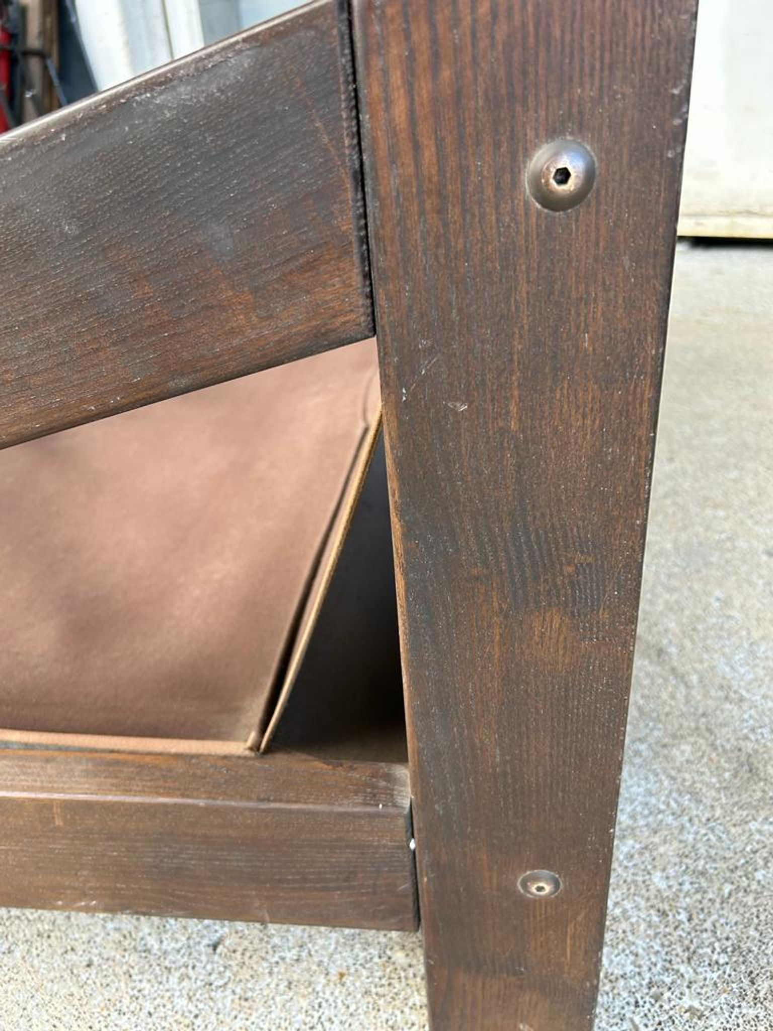 Vintage scandinavian sofa in bake