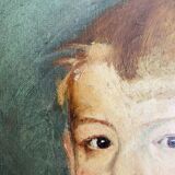 Table: school of the 19th: Portrait of a child
