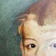 Table: school of the 19th: Portrait of a child