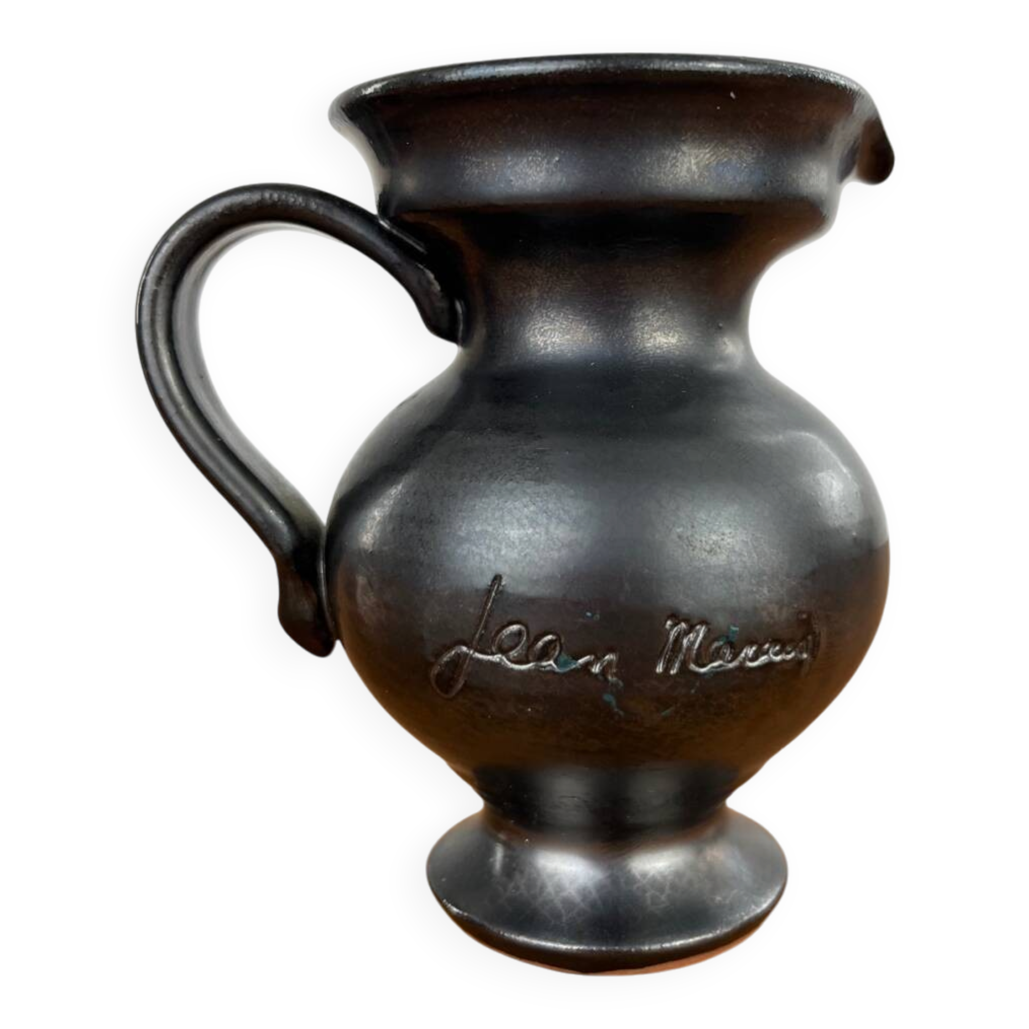 Pitcher Jean Marais black ceramic