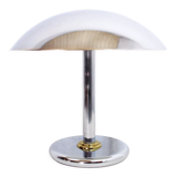 Mushroom lamp in chromed metal