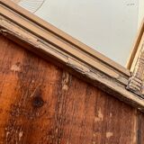 Art Deco mirror golden patina