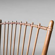 Chaise à dossier haut par Albert Haberer pour Hermann Fleiner