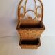 Rattan mail letter holder