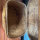 Antique Bressan Basket Fishing Net Wicker Woven Vintage #C072