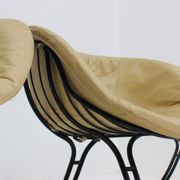 Set of 4 Pan Am dining chairs by Gastone Rinaldi for Rima Italy 1970s