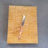 Cheese platter and its knife 1960